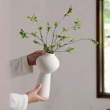 3pcs Artificial Ficus Leaves With Long Stems - Perfect For Flower Arrangements, Home & Office - Can Be Used As Vase Fillers And Bouquet Accents - Ideal For Home Decor, Office Decor, Mother's Day, Valentine's Day, Easter Decorations, Various Table Decorations,Fake Plants