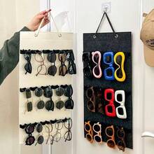 1 pieza Caja de almacenamiento de lazos para accesorios de cabello, con gran capacidad para almacenar cintas, lazos y accesorios de cabello, con cuerda resistente para colgar en la pared de la habitación