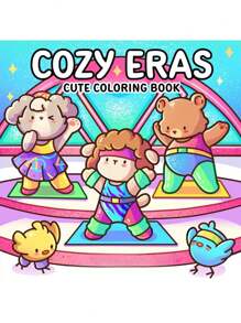 1pc Easy Coloring Book For Adults And Teens, Coloring Book Super Cute Designs Of Cozy, Hygge Spaces For Relaxation (Cozy Spaces Coloring) .Back To School A Relaxing Gift For Friends, Couples, And Family . Painting Kit [Default Without Pen] Mark Pen Set, Relaxing The Body And Mind.