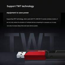 tp-link TL-XDN6000H WiFi6 Adapter – No Driver Needed, Win11/Mac/Linux Compatible, Dual High-Gain Antennas, AP Mode