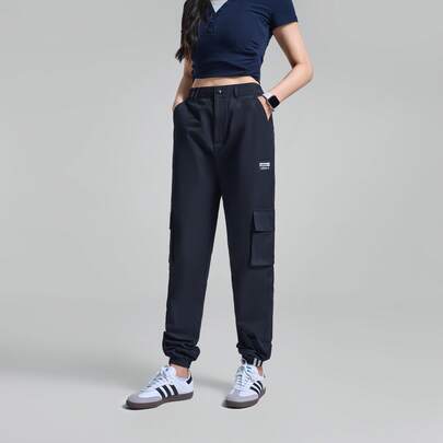 Adidas Originals 女款休闲复古口袋工装裤，GD3071