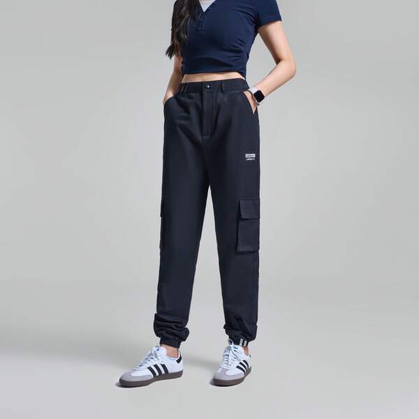Adidas Originals Pantalones deportivos y casuales con bolsillos retro tipo peto para mujer Gd3071