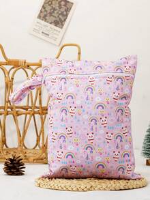 1PC Wet Dry Bags For Baby Cloth Diapers&Breast Pump Part Organizer For Swimsuit Wet Clothes - Multicolor - View 12