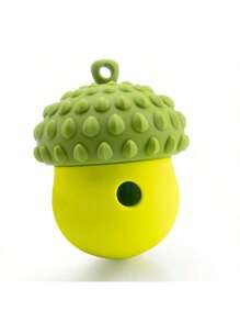 1 pièce Distributeur de nourriture résistant à la morsure pour chat et chien, tapis de reniflement en silicone en forme de pomme de pin, jouet de puzzle interactif
