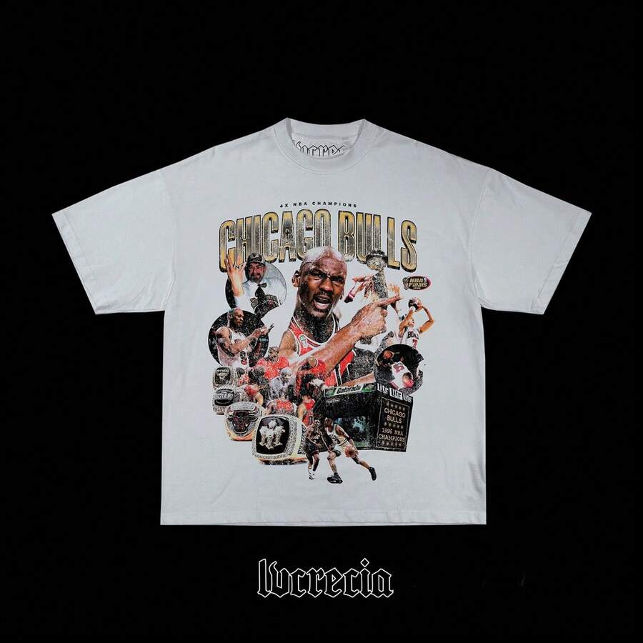 Playeras Hombres Camiseta Con Estampado De Figura Lvcrecia Lucrecia - Blanco - Ver 1