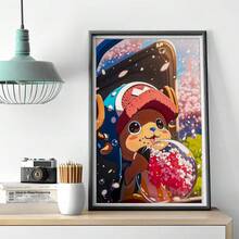 1 tấm áp phích Anime One Piece Chopper tự dán nghệ thuật giấy dán tường chống thấm nước trang trí phòng quán cà phê không khung - Nhiều màu - Xem 19