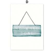 1PC Summer Surf Shark Fish Waves Sun Sea Quote Canvas Painting Nordic Posters And Prints Wall Pictures Room Decor Wall Art Paintings In Living Rooms, Bedrooms, Dining Rooms Optional Frames Modern Posters, Wall Arts, Canvas Paintings, And Reusable Frames