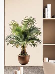 1 Miếng dán tường cây xanh nhiệt đới - Miếng dán PVC tự dính có thể tháo rời, thích hợp trang trí nhà cửa và văn phòng, hoàn hảo cho kính, kim loại, gốm sứ - Nhiều màu - Xem 4
