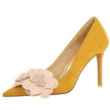 Women Pumps - 黃色 - 查看 1