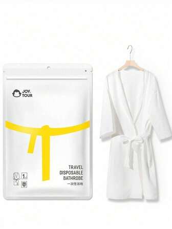1/2/6 Packs Portable Travel Disposable White Bathrobe Back To School