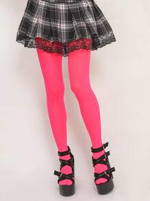 1 Pair Women Ballet/Dance Shaping Pantyhose, Slimming Vertical Stripe Tights, Sexy European Style Stitching Leggings