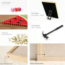 DIY String Art Kit mit Zubehör und Rahmen für Kinder Studenten Erwachsene Anfänger Haus Wanddekorationen einzigartiges Geschenk