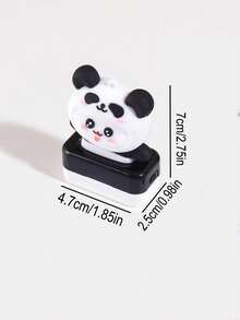 1 pieza de sello personalizado con forma de dibujo animado, un lindo sello de etiqueta personalizado para marcar y firmar artículos personales, personalizable con nombres, un regalo para amigos. - Multicolor - Ver 7