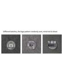 带有熊图案的保温午餐袋 - 防水便携，适合学校和办公室 - 让您的食物保持新鲜美味（熊标签图案将随机发送）