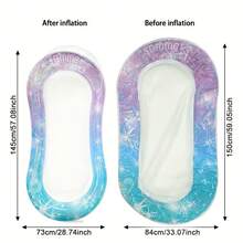 1 pieza Piscina inflable para exteriores, especial de verano, cama flotante inflable, estilo estrella con lentejuelas, piscina, playa, fiesta en la playa, actividad, flotador inflable