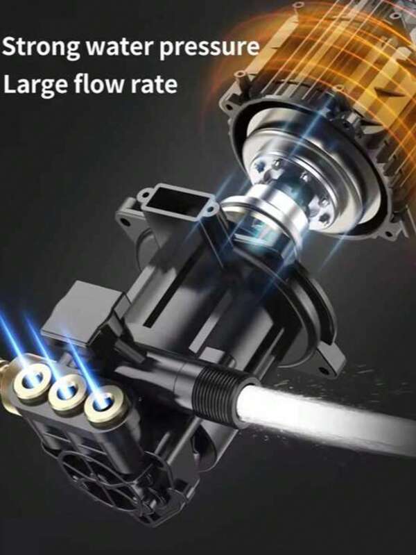 Lavadora de alta pressão recarregável de 300 W e 48 V, jato de alta pressão de 60 Bar e pote de espuma de 3 L, bateria de 12.000 mAh, limpador inteligente com economia de água e faça você mesmo para carro, pátio, sacada, bicicleta e uso externo