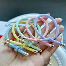 10 chiếc dây buộc tóc đơn giản và có độ co giãn cao, nhiều màu sắc, có kiểu nơ hoặc dây chun buộc tóc, phù hợp để sử dụng hàng ngày trong mọi mùa. Dây buộc tóc, kẹp tóc đuôi ngựa, dây chun buộc tóc, dây chun buộc tóc, dây chun buộc tóc, phụ kiện tóc, dây chun làm đẹp tại nhà. - Nhiều màu - Xem 4