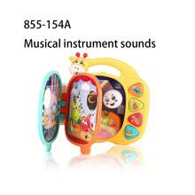 Livres de musique d'apprentissage pour tout-petits de 1 à 3 ans, livres sonores pour bébés avec touches lumineuses, 3 modèles, jouet musical de développement éducatif précoce, cadeau de jouets interactifs pour bébés de plus de 12 mois