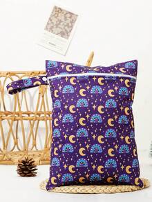 1PC Wet Dry Bags For Baby Cloth Diapers&Breast Pump Part Organizer For Swimsuit Wet Clothes - Multicolor - View 10