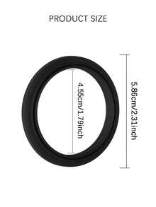 Gasket Seal Part Compatible With Espresso Machine Dedica EC680 EC685 Models Silicone Ring Replacement - Black and White - View 4