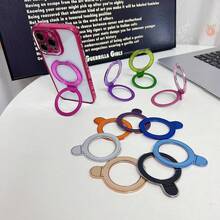 Magnetic Phone Holder Ultra Thin Metal Ring Holder Compatible With IPhone 15 14 13 12 For Magsafe Sticky Kickstand Support Wireless Charging Compatible With IPhone, Android Phone, Gift For Birthday, Family, Friends Finger Ring Holder, Phone Grip, Phone Accessories