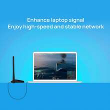 tp-link TL-WN826N 300Mbps 高速 WiFi 适配器 | 双外置天线 | 多操作系统支持 (Win/Mac/Linux) | AP 模式 - 黑色 - 查看 2