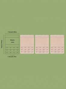 3/4/12 Stücke dehnbare BH Schnallen Unterwäsche Verlängerungsschnallen 2/3/4 Haken Schnallen BH Größenverstellung Rückenschnallen Unterwäsche Reihe Verlängerungsschnallen