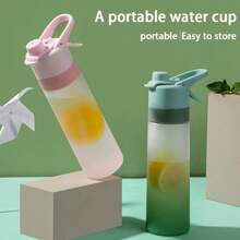 1 Taza portátil rociadora de agua creativa, adecuada para deportes al aire libre, correr, saltar la cuerda, yoga, camping, ejercicio y senderismo, regalo de cumpleaños, regalo del Día de San Valentín, vuelta al cole, campamento de verano, un imprescindible para festivales