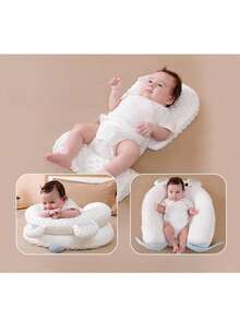1set Cute Infant Bed Enclosure Set, Newborn Bionic Sleeping Bed Movable Baby Bassinet, Includes Incline Mattress