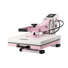 Heat Press, 15 X 15 Inch Digital Heat Press Machine, Slide Out Heat Transfer Machine, Fast And Even Heating, 2-Layer Insulation Cotton, Heat Transfer Machine For T-Shirts/Pillows/Bags, Pink - Xem 8