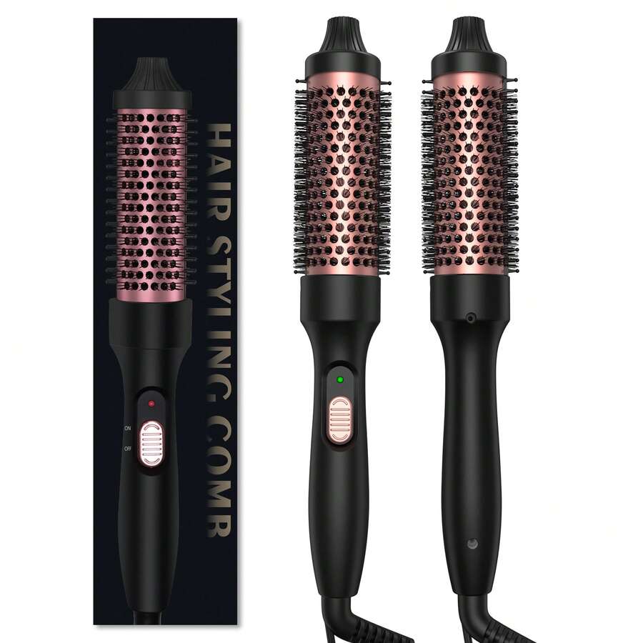 UKLISS 2026升级版多功能旋转直发器和热风造型器 - 离子卷发棒和直发器，干湿两用吹风梳 - 英規插(220-240V) - 查看 1