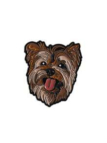 1pc Cute Pet Badge - Adorable Dog & Cat Head Design - Playful Animal Pin For Pet Lovers & Veterinary Students - Multicolor - View 14
