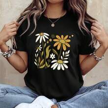 PLAYERA MUJER CUTE KAWAII LOVE CAPIBARA PANDA TE MUSCLE MEMES MODA CASUAL URBAN ARTE ANIMALES GATOS MJ58 - Negro - Ver 1