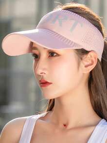 Letter Graphic Knit Hat