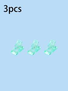 10/5/3/1pc Fixing Clip Set, Nail Extension Gel Mold, For Rapid Forming Gel, Crystal Extension Gel False Nail Mold Fixing Clip, DIY Nail Art Tools