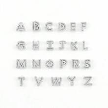 A-Z Letter Pendant Necklace, Women's Stainless Steel Chain Necklace - Silver - View 5