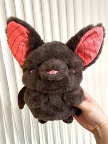 1 PCS 25CM/9.84 Inches Kawaii Fat Bat Plush Doll Cute Flying Bat Plush Toy Soft Stuffed Animals Plush Lovely Goods For Girls Boys Friend Family Birthday Halloween Holiday