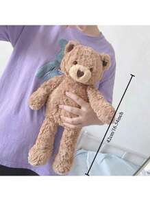 Cute Teddy Bear Doll (It Has A Heart-Shaped Nose!) Teddy Bear Plush Dolls, Perfect Gifts, Perfect Decorations, The Best Choice For Giving As Gifts. Graduation. Graduation Gift. Easter Gifts. Easter. Valentine's Day Gift. Halloween Gift. Decoration. Perfect. Soothing Toys. Party Gifts. Boys' Toys. Plush Toys. Doll. Doll. Plush Toys. Capybaras. Toy. Sewing. Luxurious. A Girl's Gift. Girl. Throw Pillow. Accompany The Doll