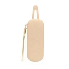 Funda de silicona suave ultraligera para gafas con correa de mano, funda protectora para gafas de sol de viaje, antiarañazos y a prueba de polvo - Caqui - Ver 9