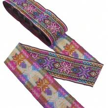 5cm Jacquard Ribbon Vintage Lace Trim Garment Bag Curtain Accessories Embroidered DIY Sewing Fabric