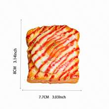 1/3pcs Realistic Faux Bread Food Model For Birthday Party Display, Home Decor, Baking Photography Prop (Handmade, Cannot Guarantee Exact Consistency) - Multicolor - View 9