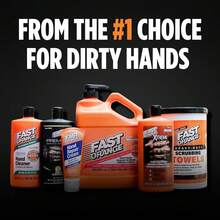 Fast Orange 25219 Pumice Lotion, Heavy Duty Hand Cleaner, Natural Citrus Scent, Waterless Cleaner For Mechanics, Strong Grease Fighter, 1 Gallon - Hand Repair Cream - View 6