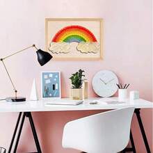 DIY String Art Kit mit Zubehör und Rahmen für Kinder Studenten Erwachsene Anfänger Haus Wanddekorationen einzigartiges Geschenk