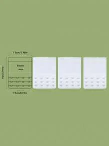 3/4/12 Stücke dehnbare BH Schnallen Unterwäsche Verlängerungsschnallen 2/3/4 Haken Schnallen BH Größenverstellung Rückenschnallen Unterwäsche Reihe Verlängerungsschnallen