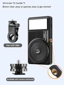 Anneau lumineux LED haute puissance avec 3 modes d'éclairage, alimenté par USB et batterie, compatible avec 15/14/13/12/11 Pro Xs, A72/A71/A52/A51, pour smartphones, caméras, vidéoconférences, design ajustable à clip, batterie lithium-polymère rechargeable, contient des composants électroniques, parfait pour une utilisation en intérieur, éclairage LED à clip pour smartphone adapté aux selfies et à la diffusion en direct, éclairage de selfie portable