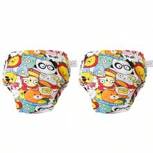 3pcs/Pack Baby Potty Training Pants, Waterproof Anti-Leakage Cute Printed Washable Briefs, Unisex Toddler Boys Girls - Multicolor - View 38