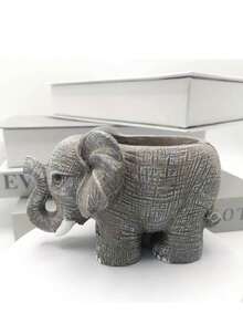 Maceta de elefante - Maceta de planta de resina con forma de animal, maceta linda de cactus y suculentas, maceta de plantas con forma de animales para decoración del hogar, macetas de flores para plantas de exterior - Multicolor - Ver 7