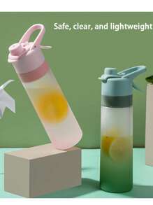 1 Taza portátil rociadora de agua creativa, adecuada para deportes al aire libre, correr, saltar la cuerda, yoga, camping, ejercicio y senderismo, regalo de cumpleaños, regalo del Día de San Valentín, vuelta al cole, campamento de verano, un imprescindible para festivales