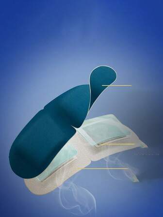 Máscara de ojos con vapor de luteína, que bloquea la luz y tiene un efecto calmante, máscara de ojos con vapor y compresión caliente