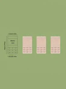 3/4/12 Stücke dehnbare BH Schnallen Unterwäsche Verlängerungsschnallen 2/3/4 Haken Schnallen BH Größenverstellung Rückenschnallen Unterwäsche Reihe Verlängerungsschnallen